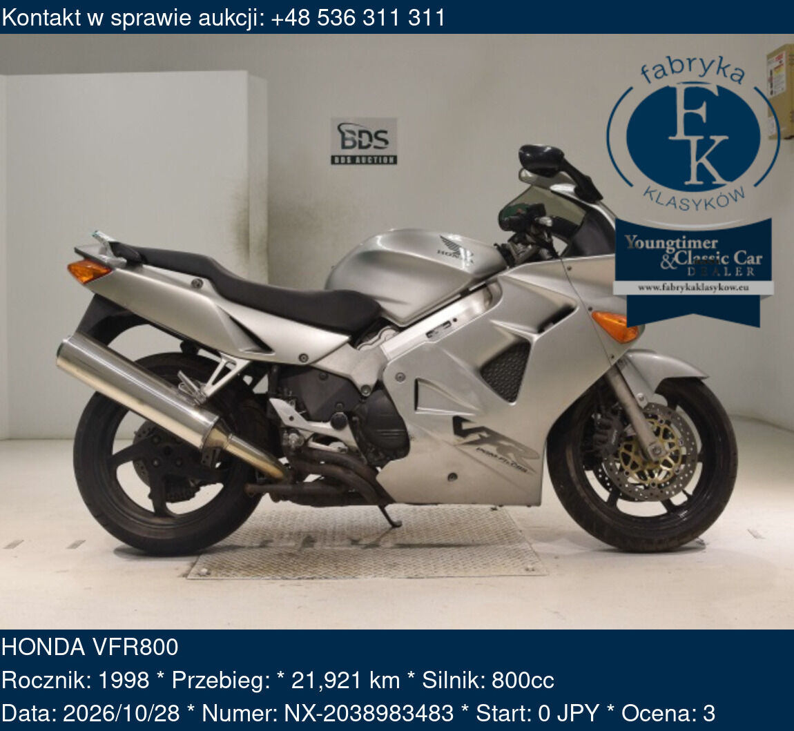 HONDA VFR800 1998 - zdjęcie 2