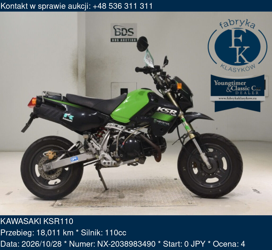 KAWASAKI KSR110  - zdjęcie 2