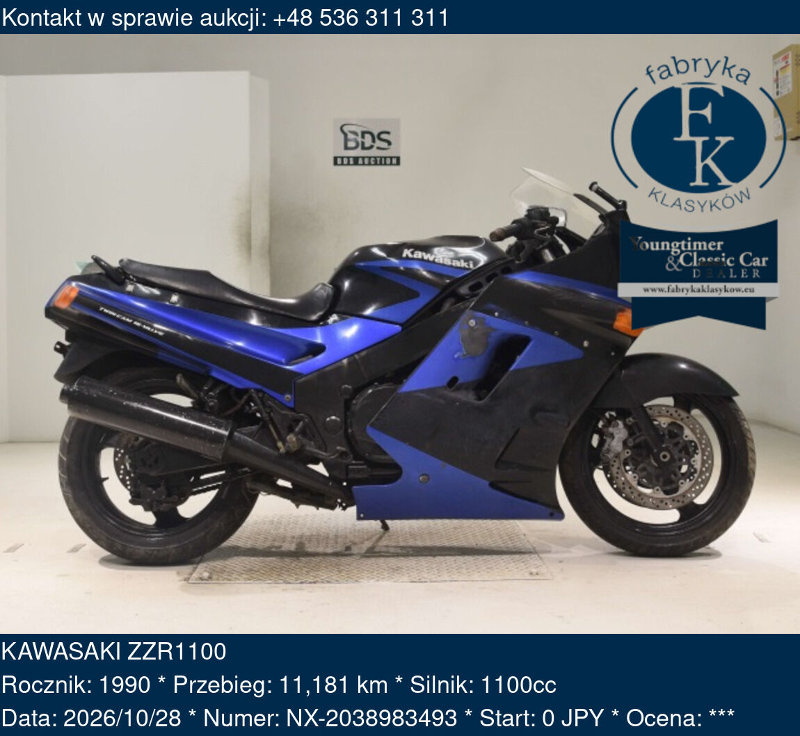 KAWASAKI ZZR1100 1990 - zdjęcie 2