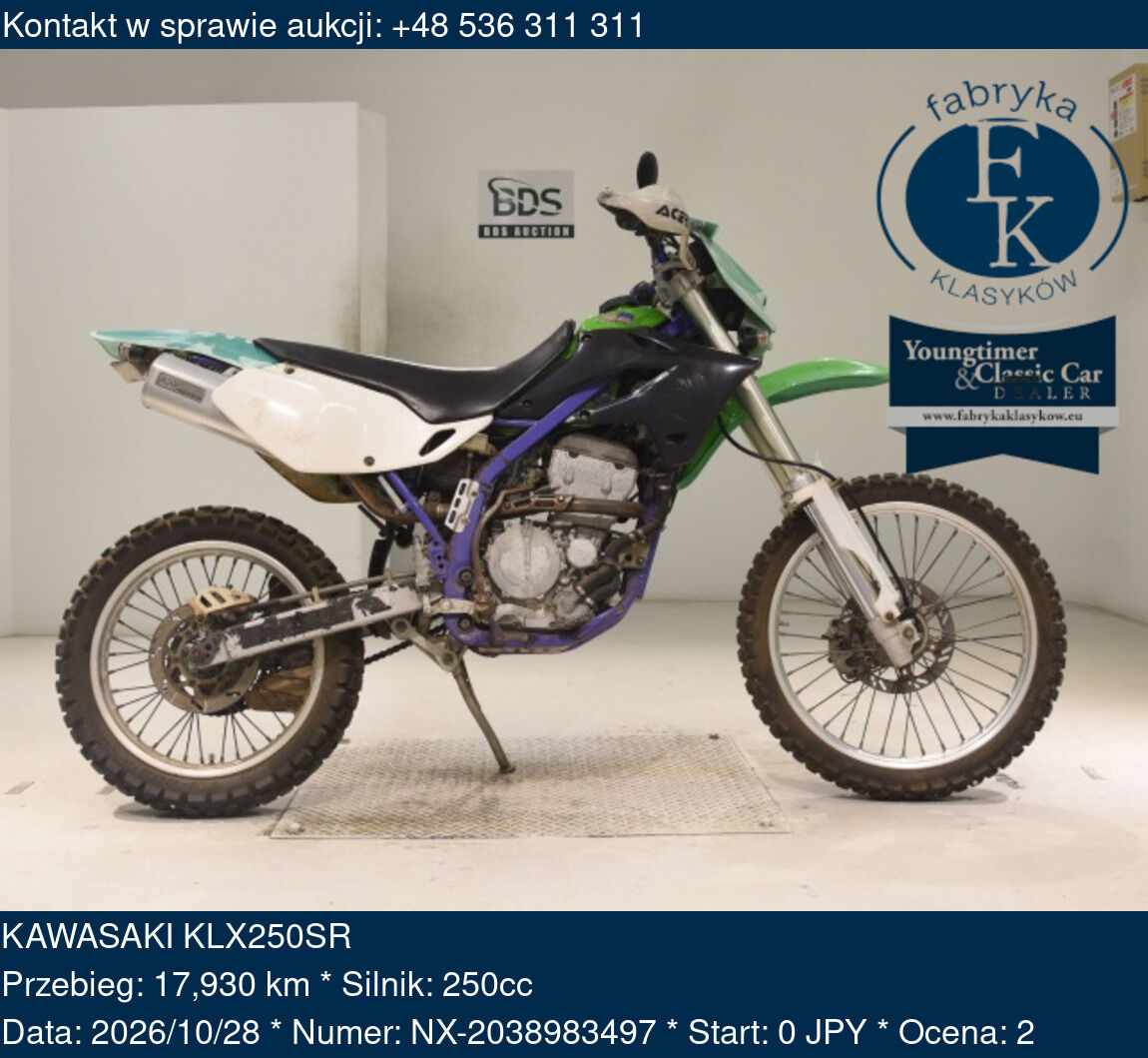 KAWASAKI KLX250SR  - zdjęcie 2