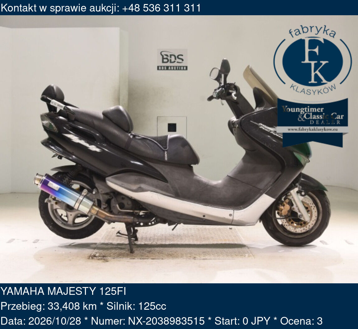 YAMAHA MAJESTY 125FI  - zdjęcie 2