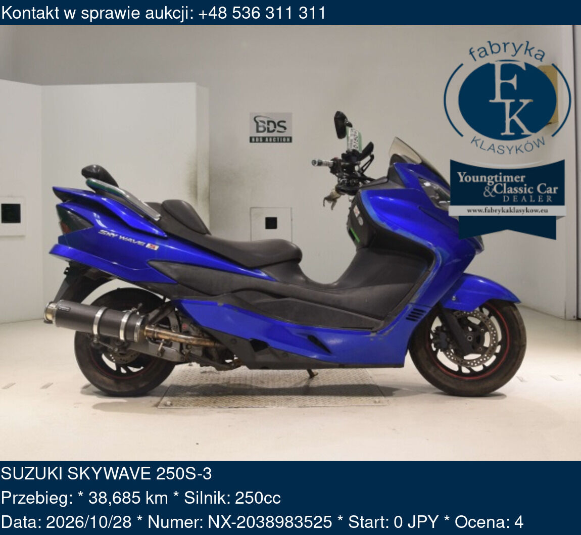 SUZUKI SKYWAVE 250S-3  - zdjęcie 2