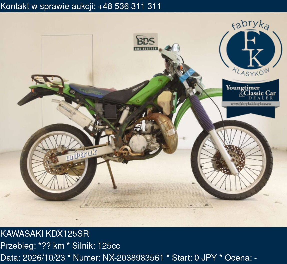 KAWASAKI KDX125SR - zdjęcie 2