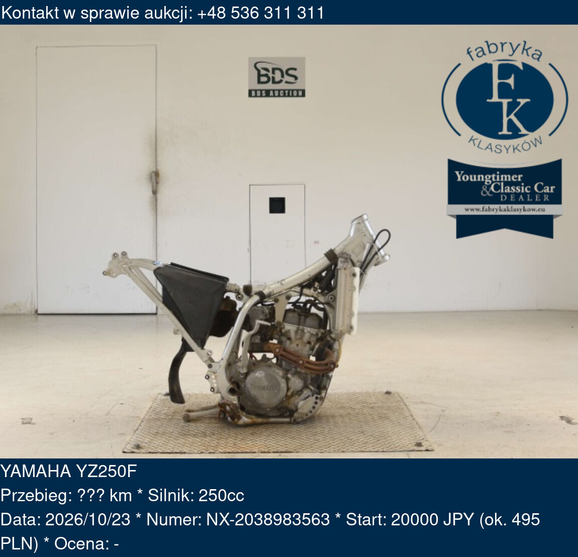 YAMAHA YZ250F  - zdjęcie 2