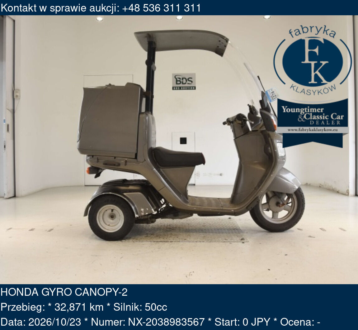 HONDA GYRO CANOPY-2  - zdjęcie 2