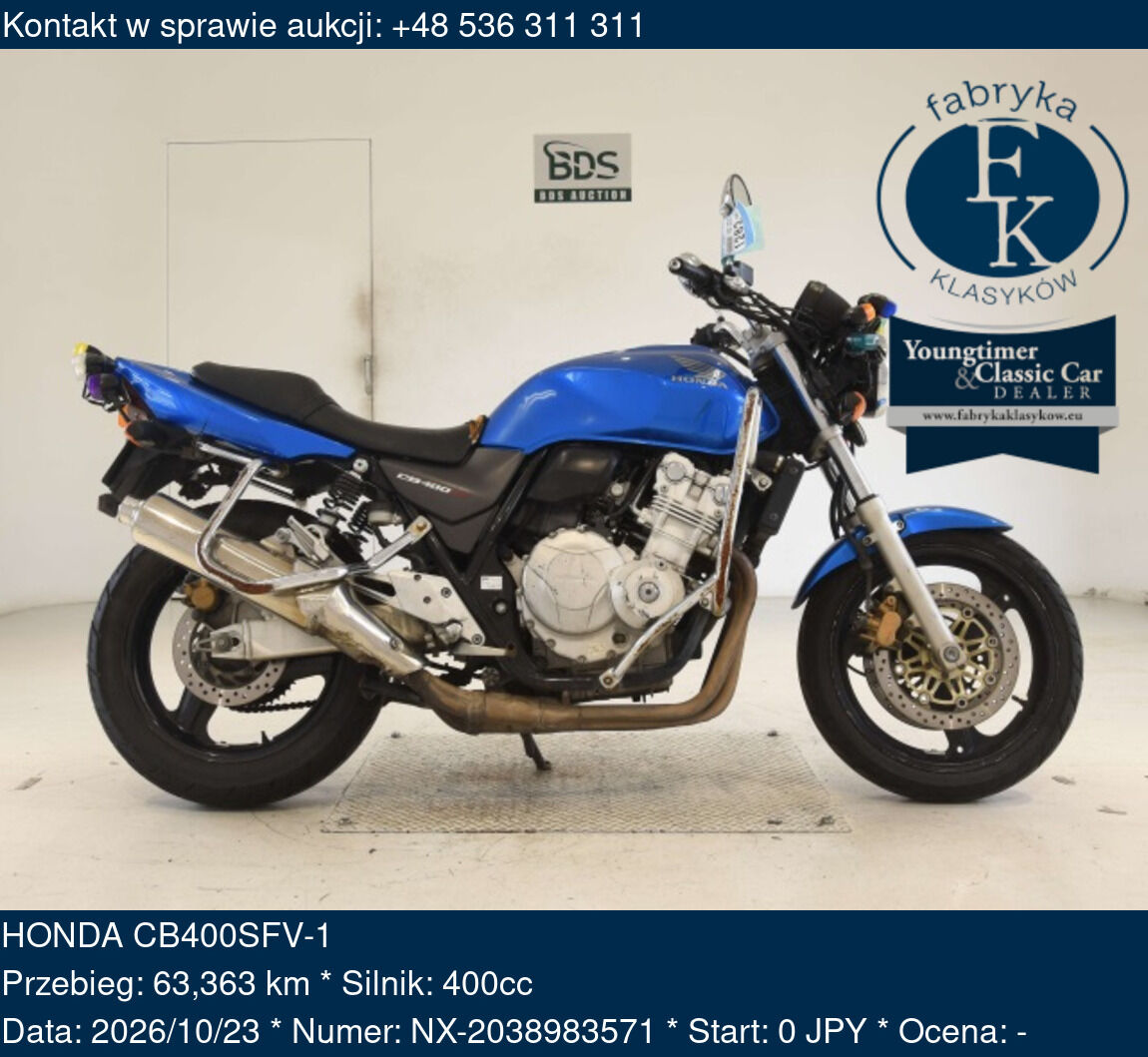 HONDA CB400SFV-1  - zdjęcie 2
