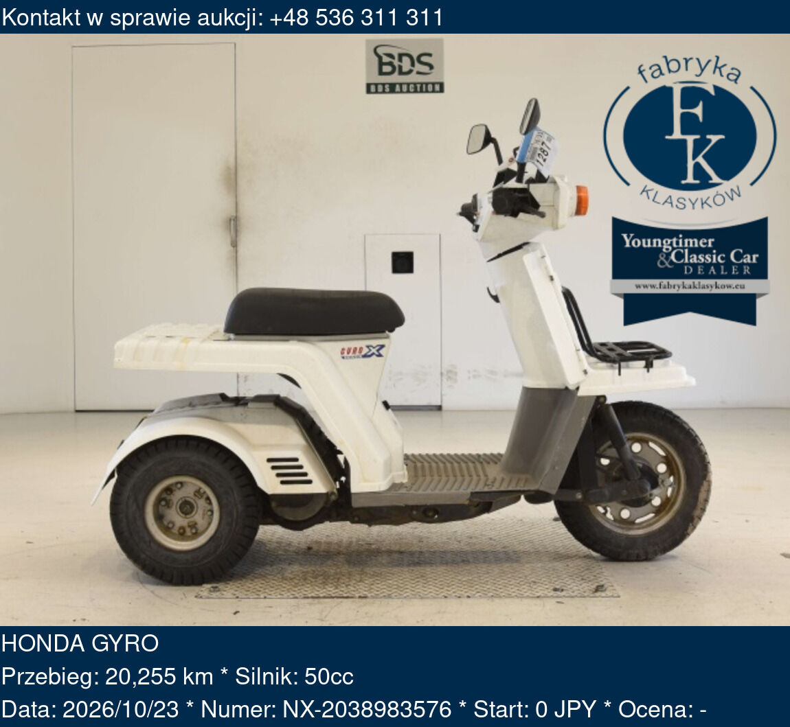 HONDA GYRO - zdjęcie 2