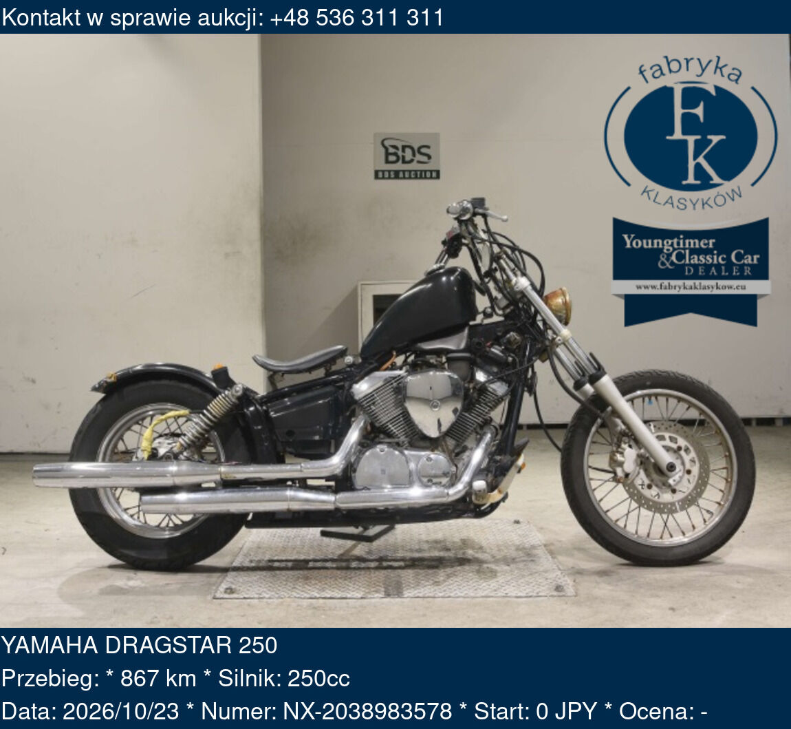 YAMAHA DRAGSTAR 250 - zdjęcie 2