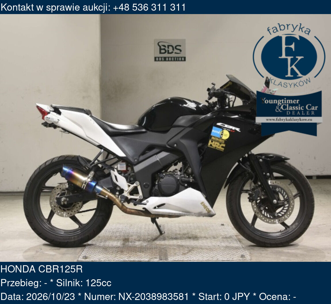 HONDA CBR125R  - zdjęcie 2