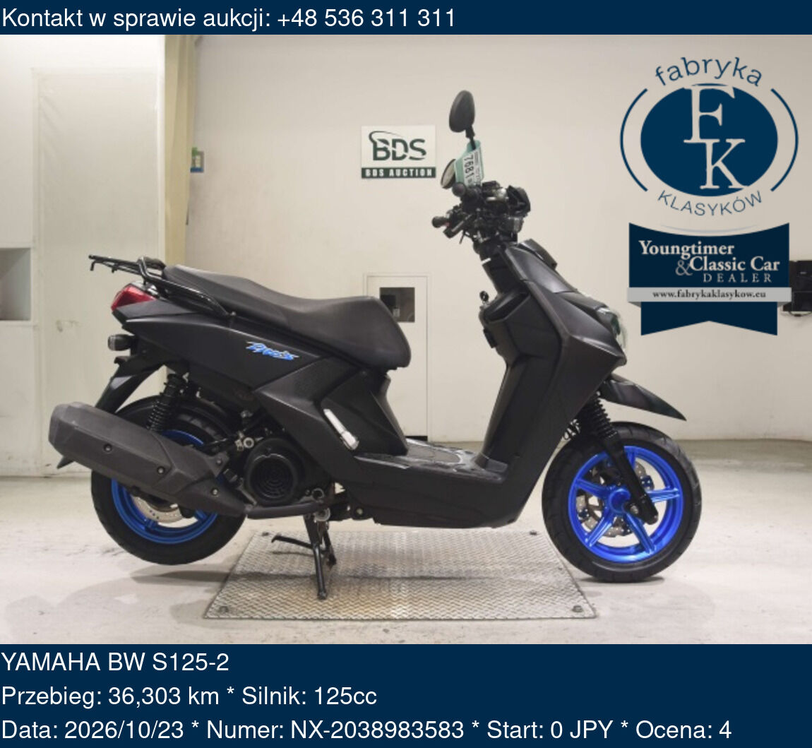 YAMAHA BW S125-2  - zdjęcie 2