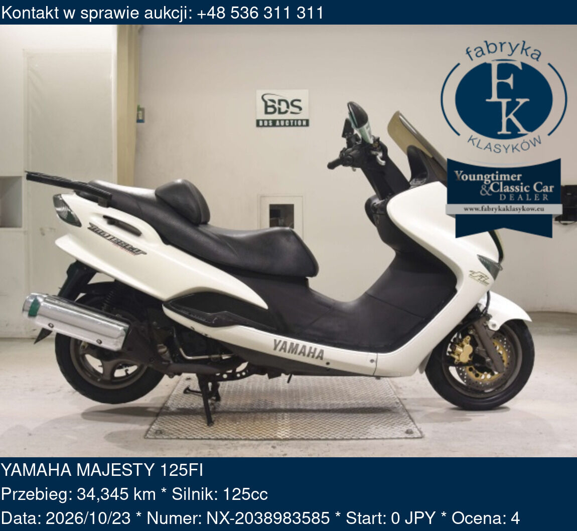 YAMAHA MAJESTY 125FI  - zdjęcie 2