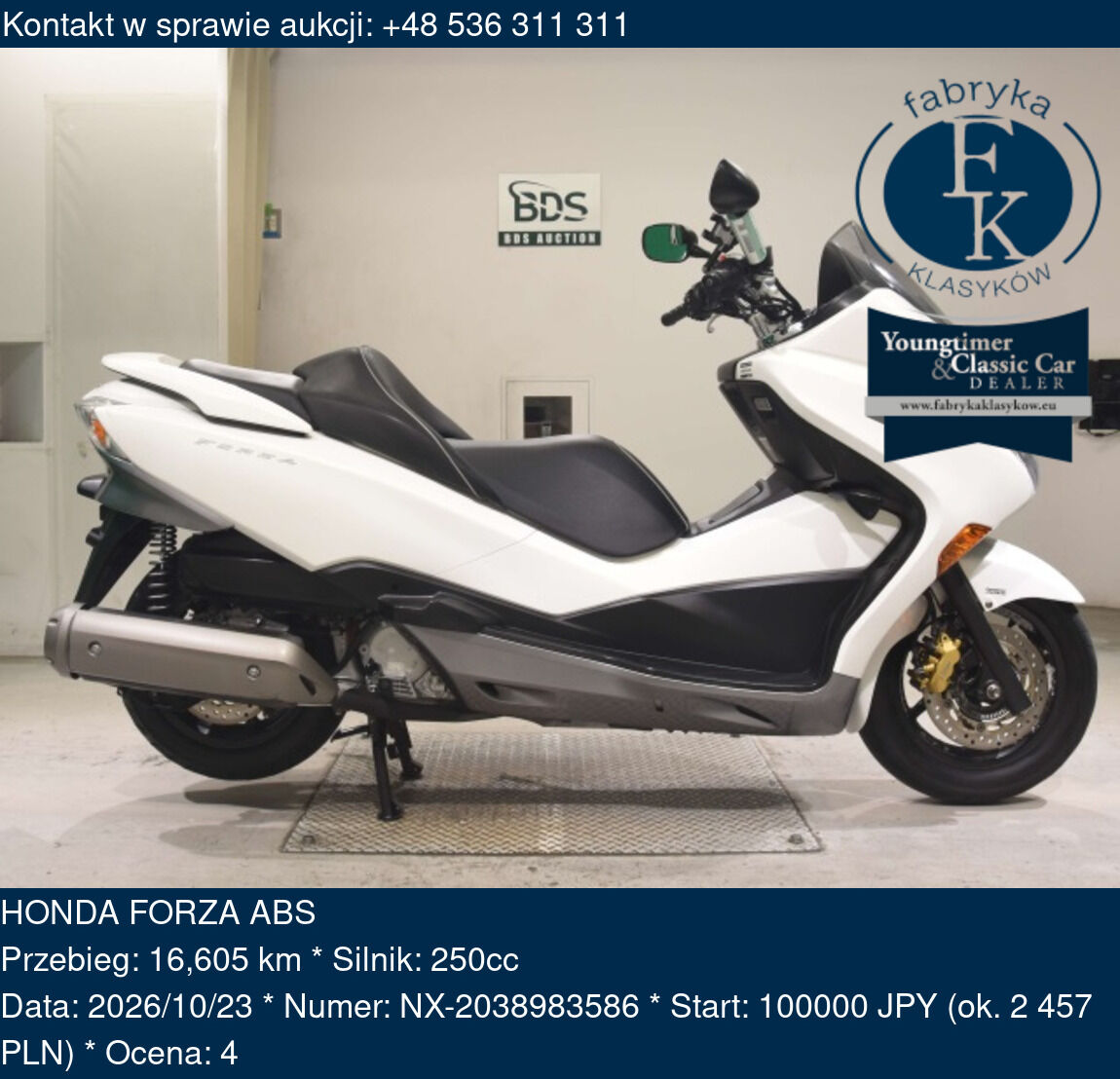 HONDA FORZA ABS  - zdjęcie 2