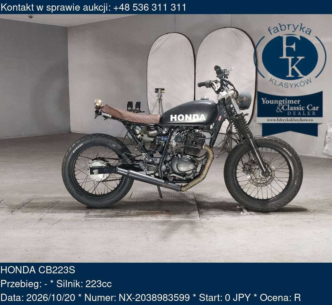 HONDA CB223S  - zdjęcie 2