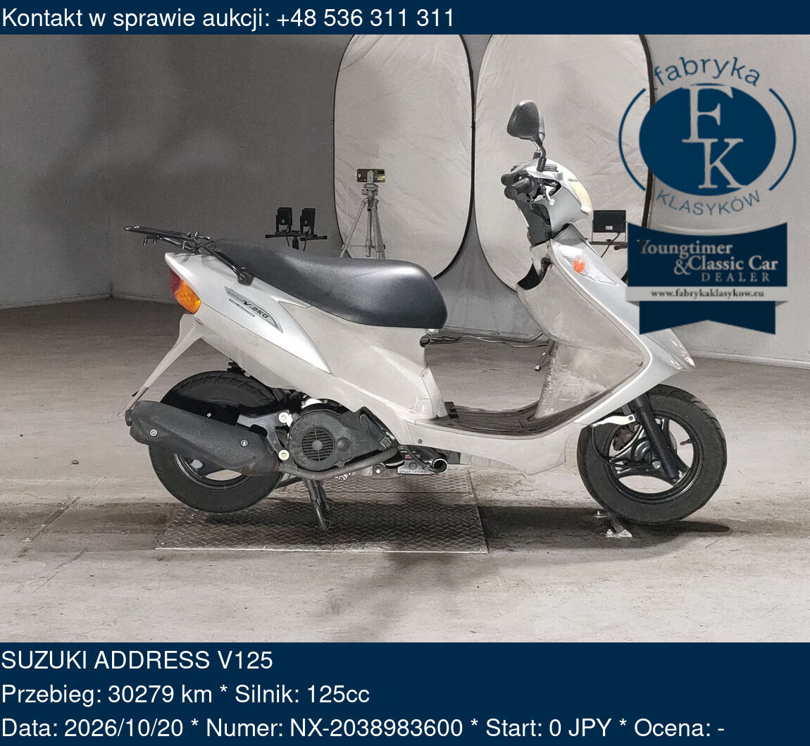 SUZUKI ADDRESS V125  - zdjęcie 2