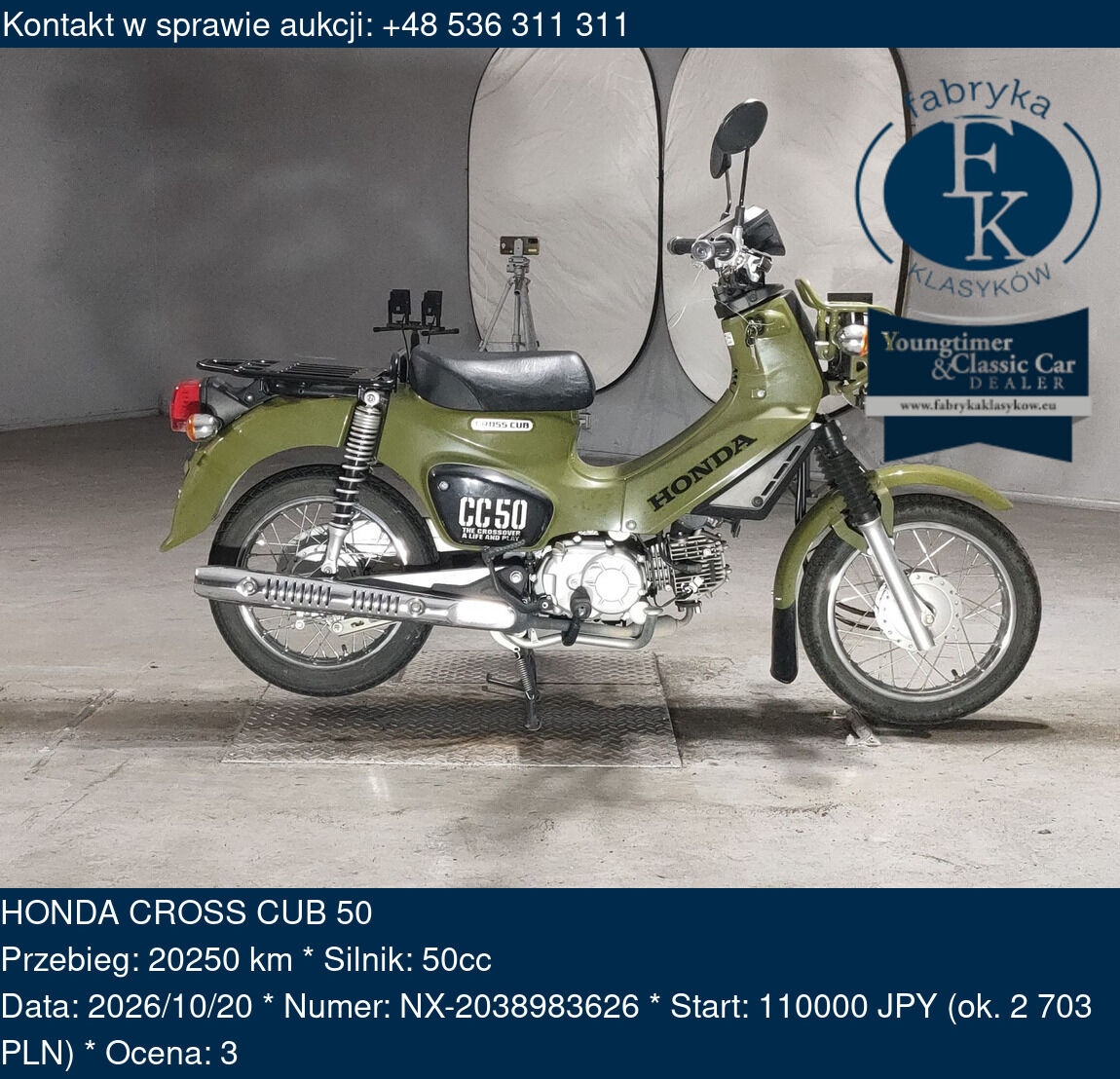 HONDA CROSS CUB 50  - zdjęcie 2