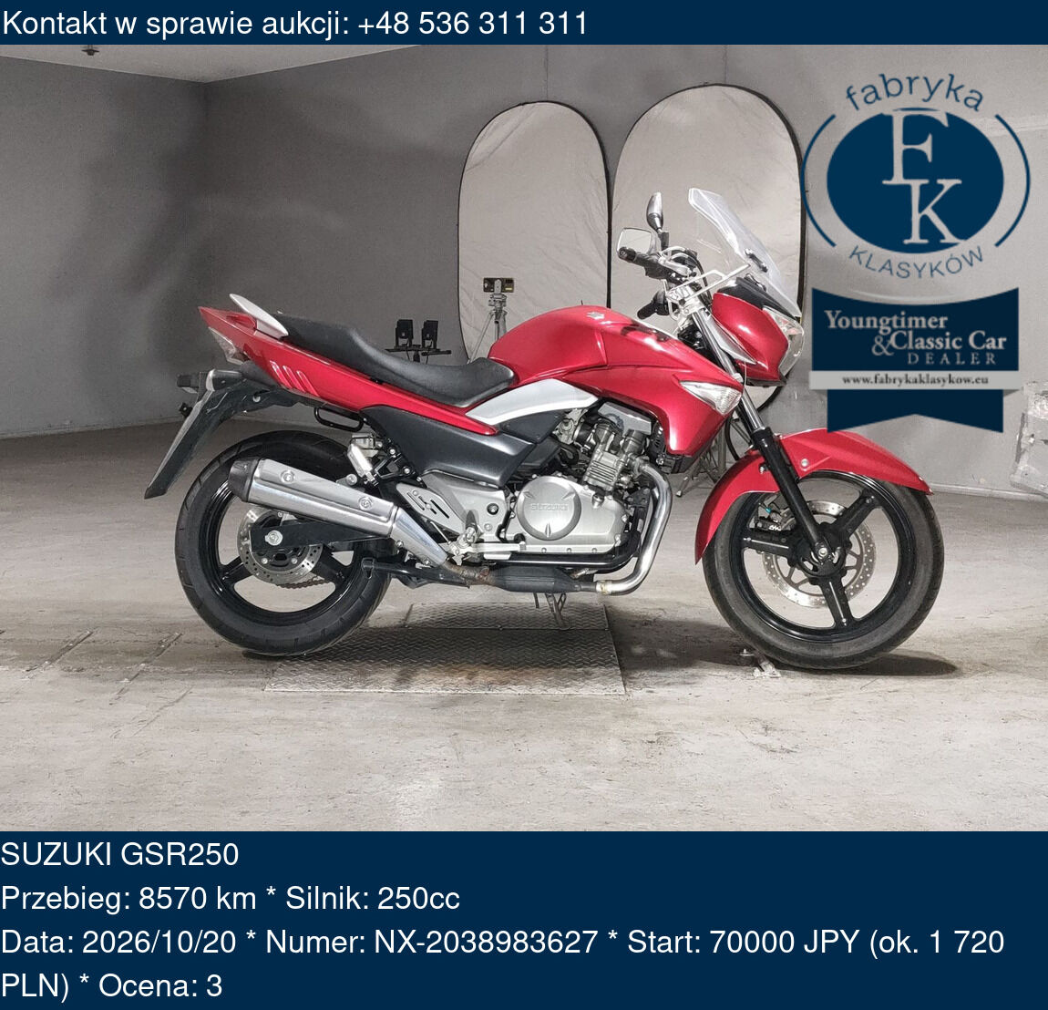 SUZUKI GSR250  - zdjęcie 2