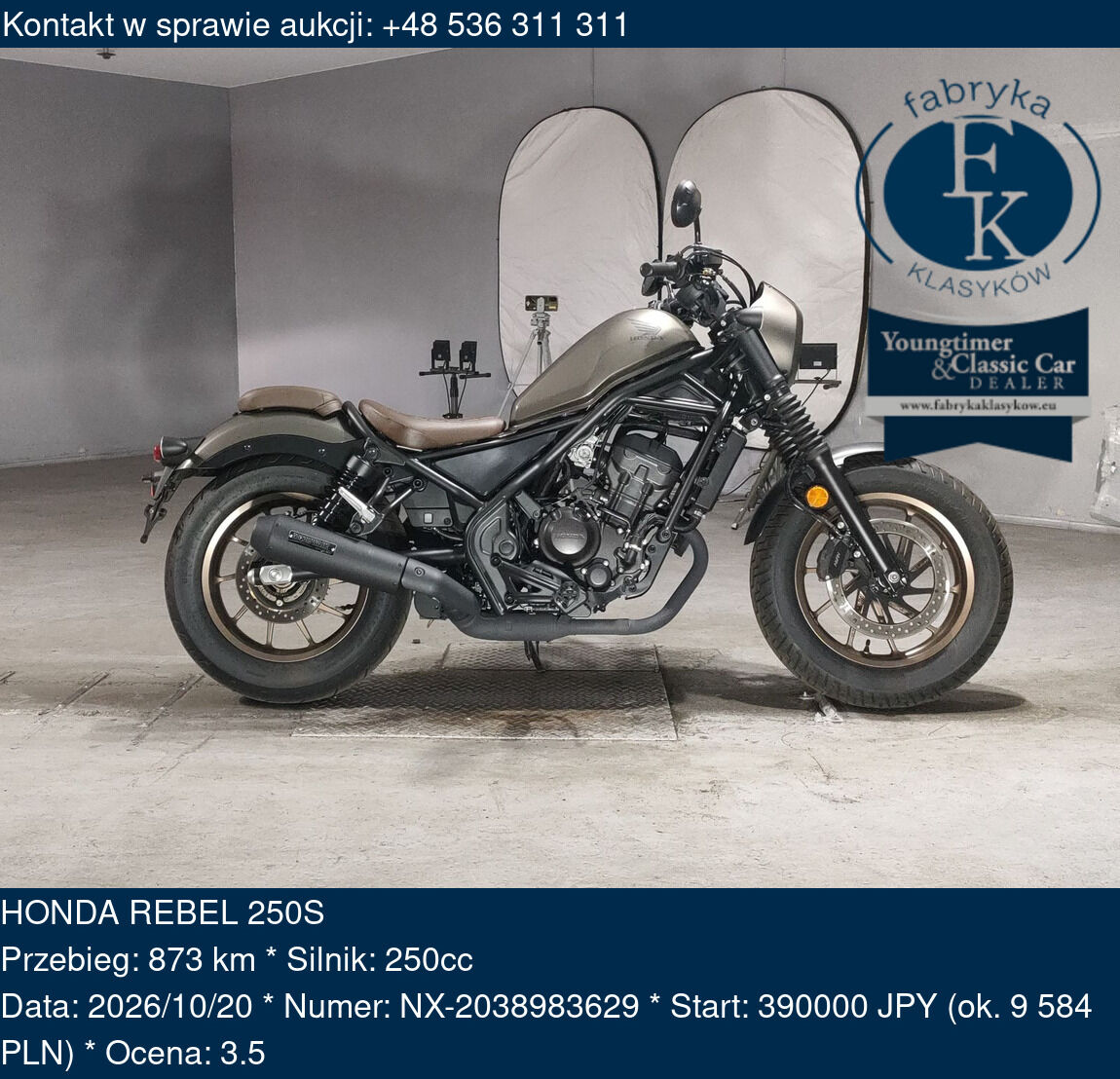 HONDA REBEL 250S - zdjęcie 2