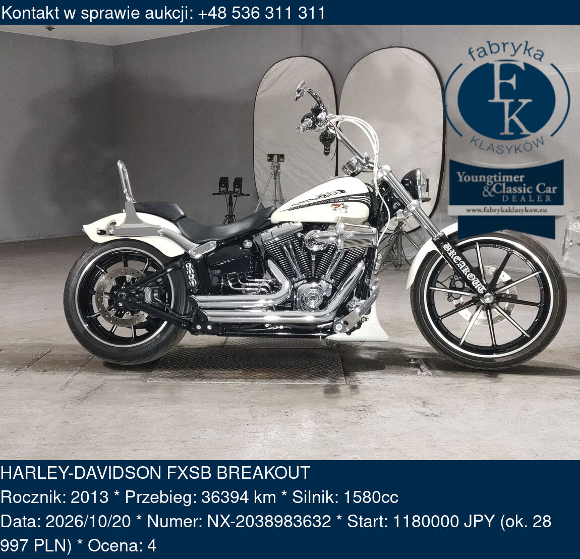 HARLEY-DAVIDSON FXSB BREAKOUT 2013 - zdjęcie 2