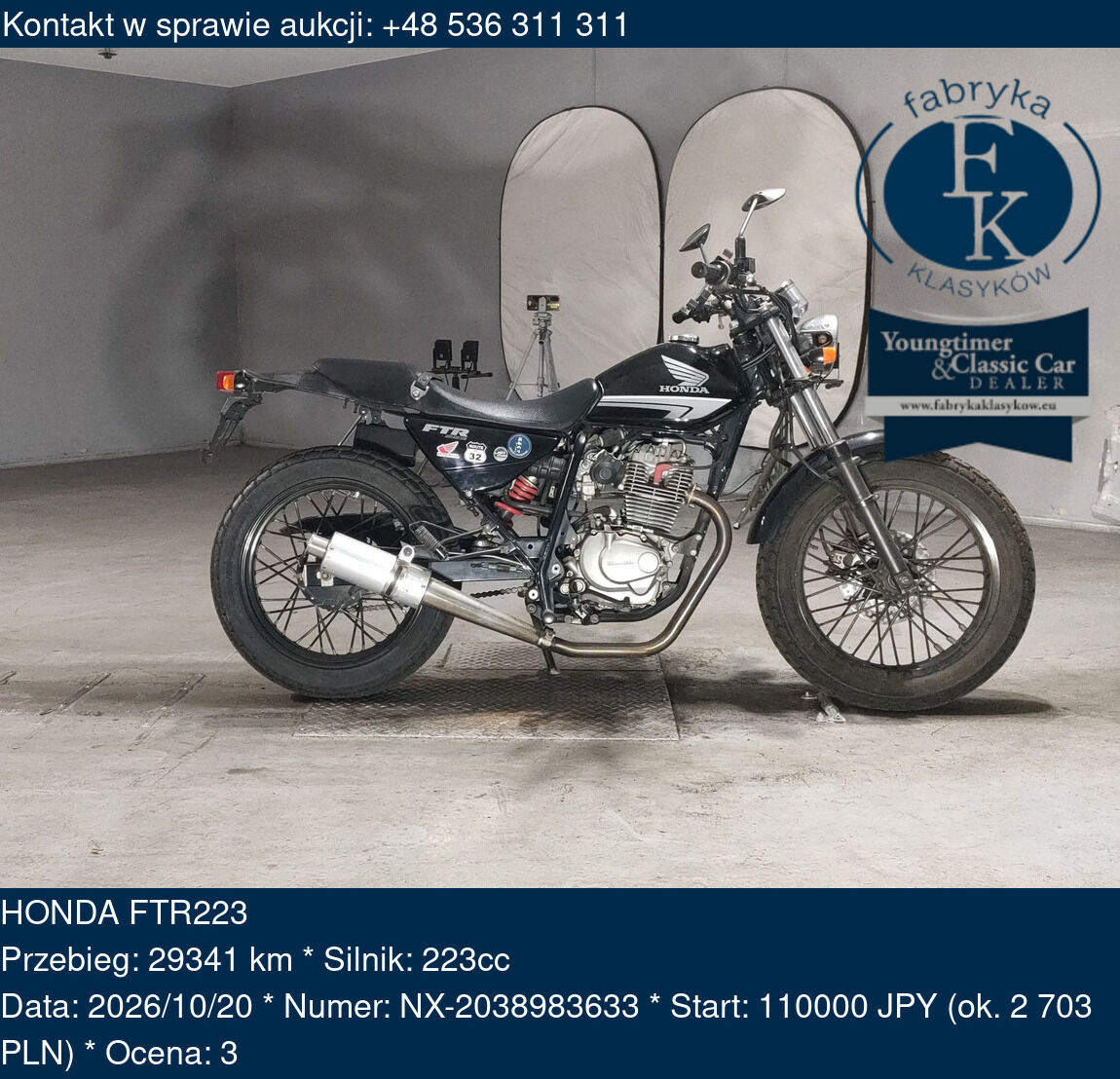 HONDA FTR223  - zdjęcie 2
