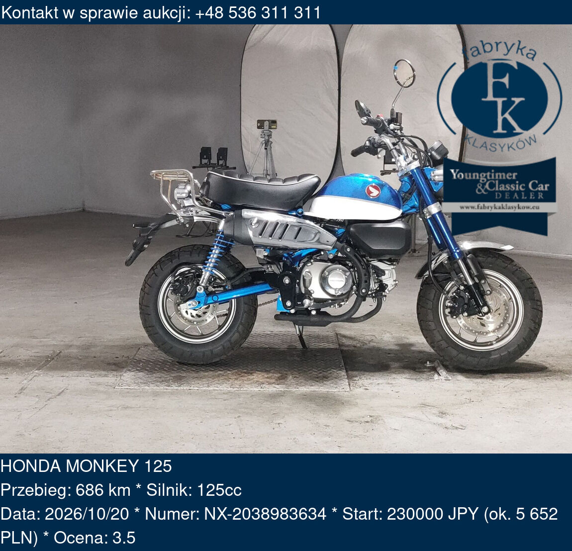 HONDA MONKEY 125  - zdjęcie 2