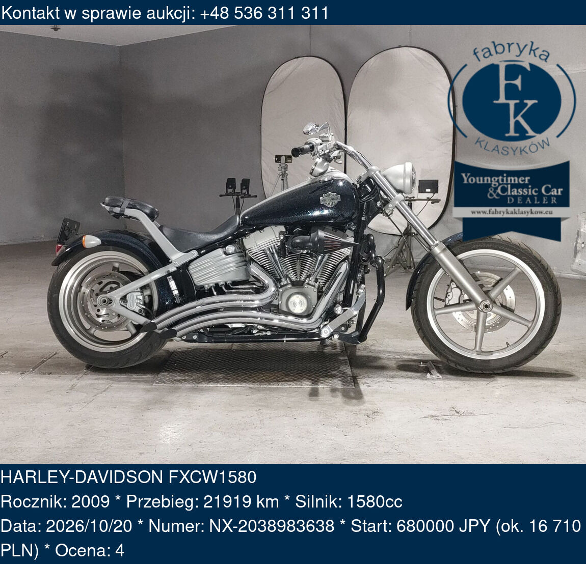 HARLEY-DAVIDSON FXCW1580 2009 - zdjęcie 2