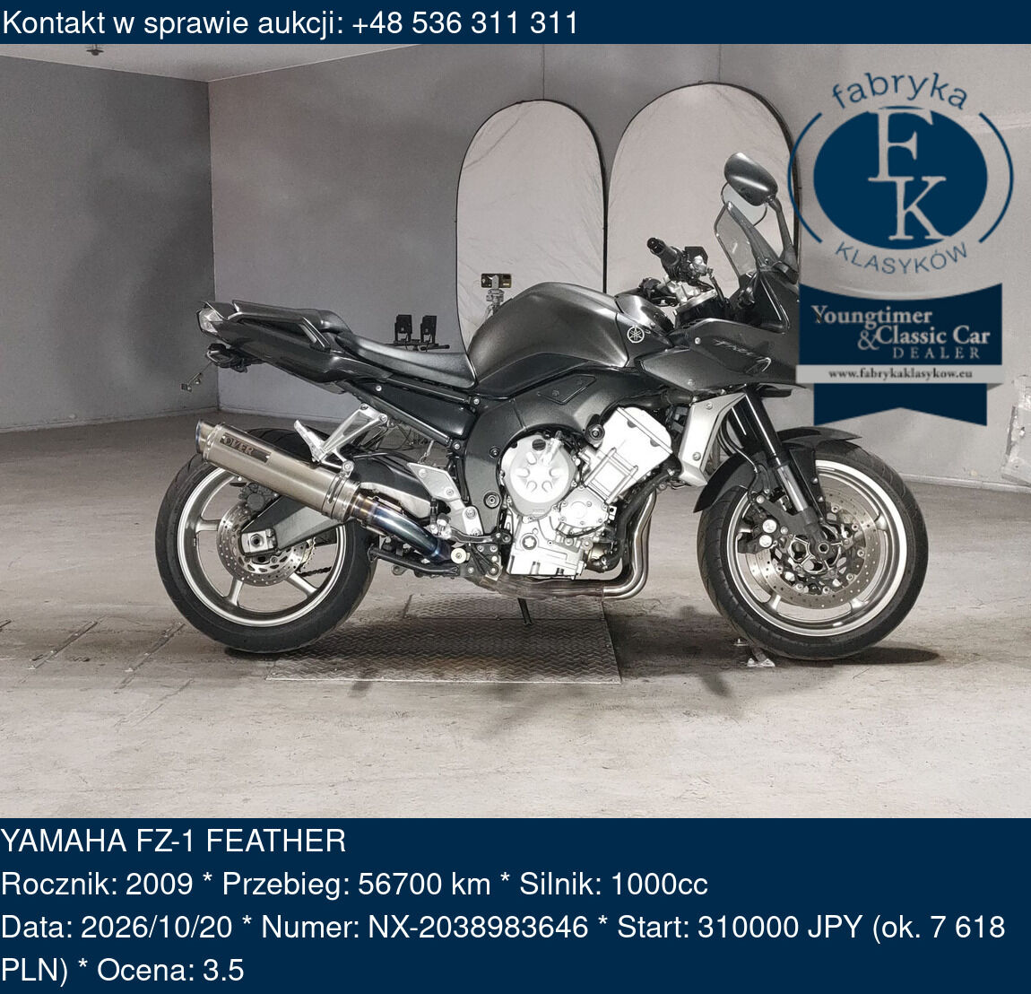 YAMAHA FZ-1 FEATHER 2009 - zdjęcie 2