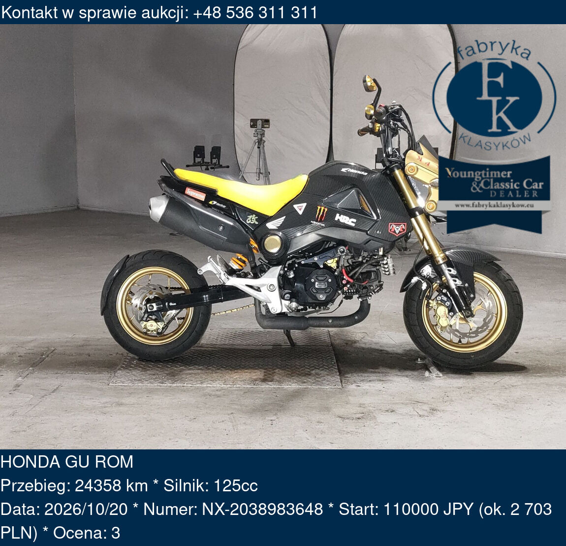HONDA GU ROM  - zdjęcie 2