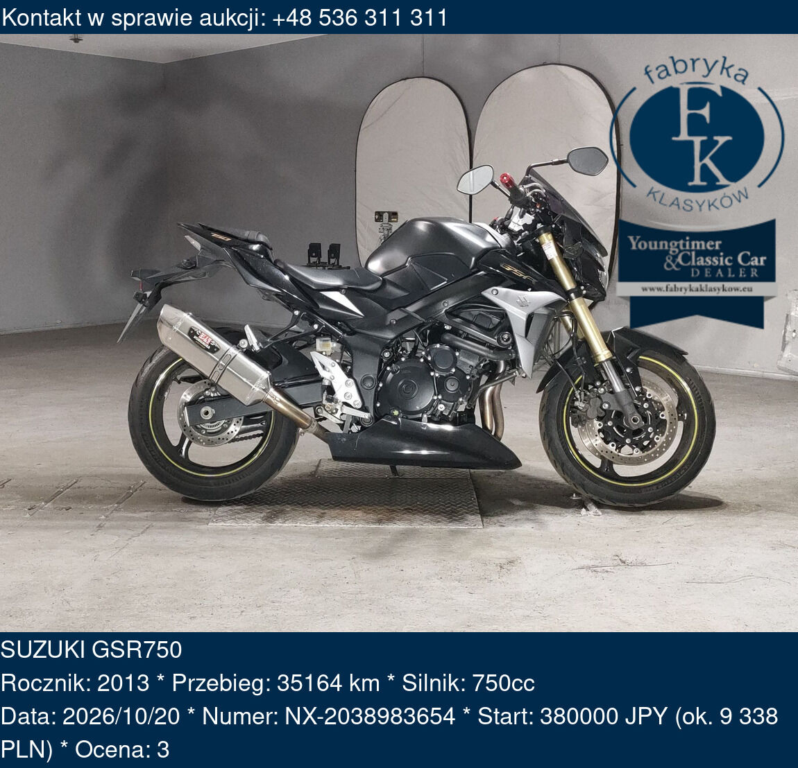 SUZUKI GSR750 2013 - zdjęcie 2