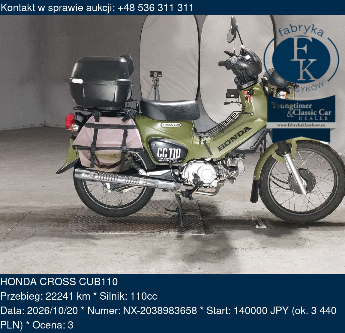 HONDA CROSS CUB110 - zdjęcie 2