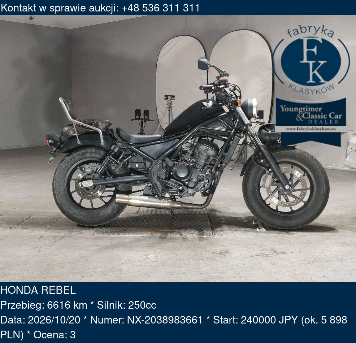 HONDA REBEL  - zdjęcie 2