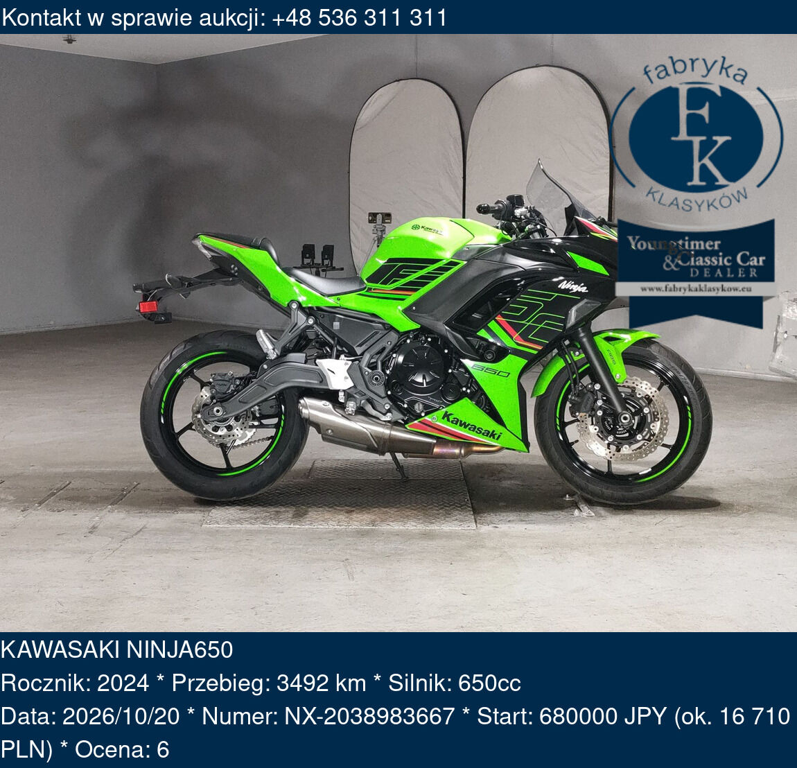 KAWASAKI NINJA650 2024 - zdjęcie 2