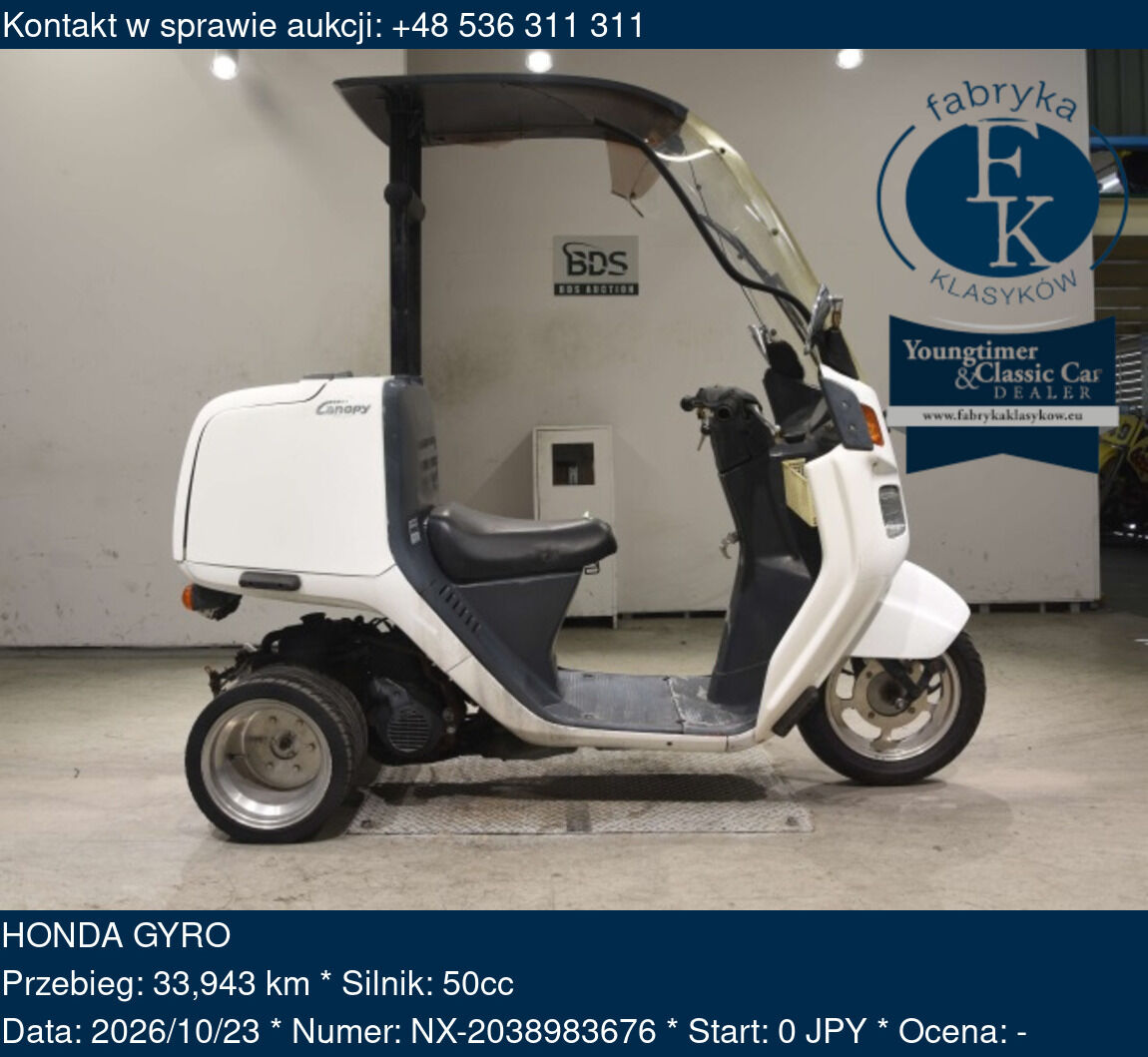 HONDA GYRO  - zdjęcie 2