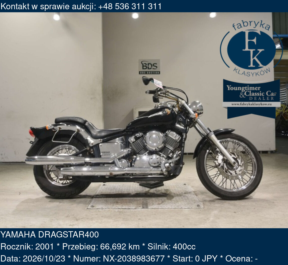 YAMAHA DRAGSTAR400 2001 - zdjęcie 2