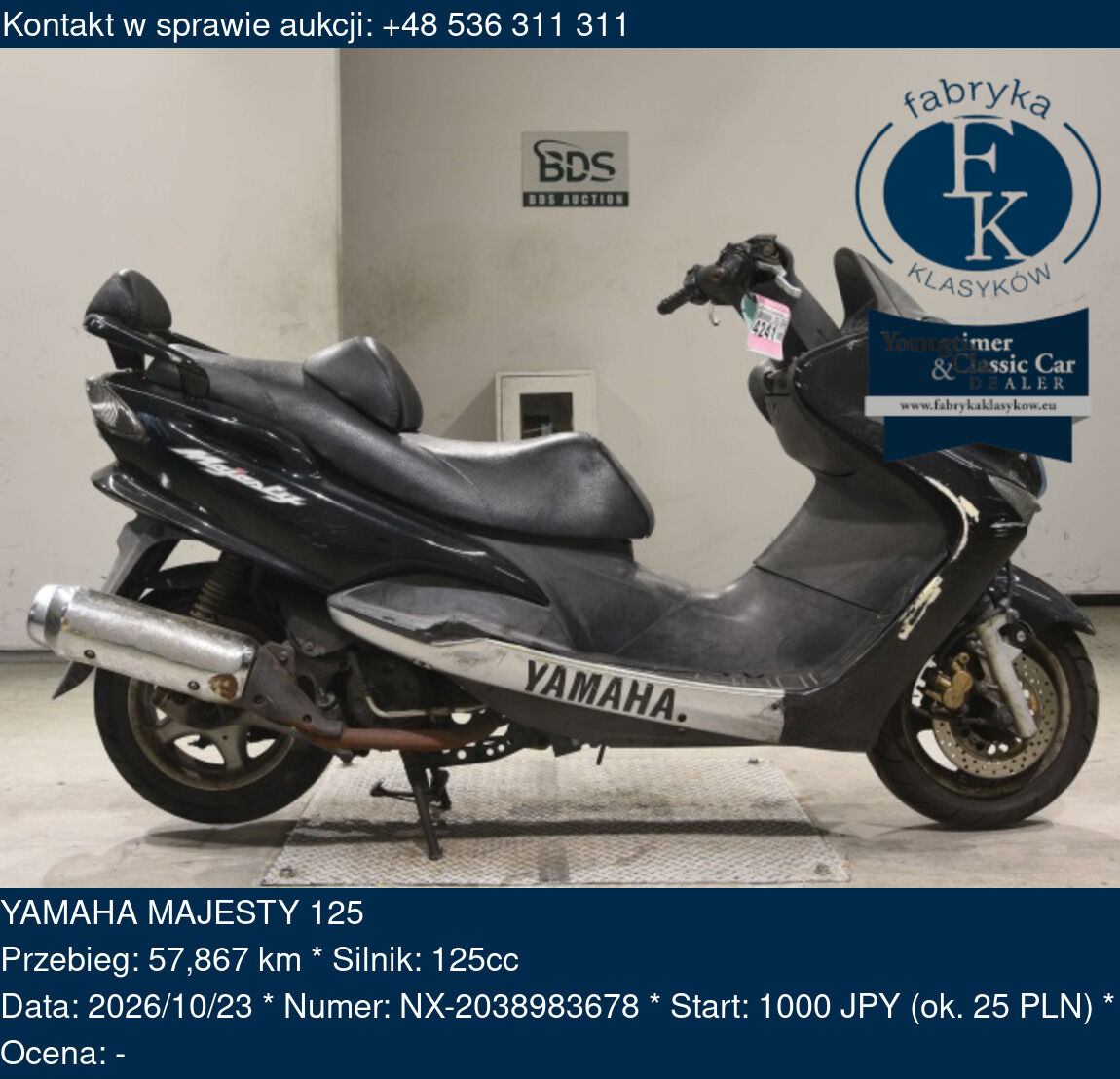 YAMAHA MAJESTY 125  - zdjęcie 2