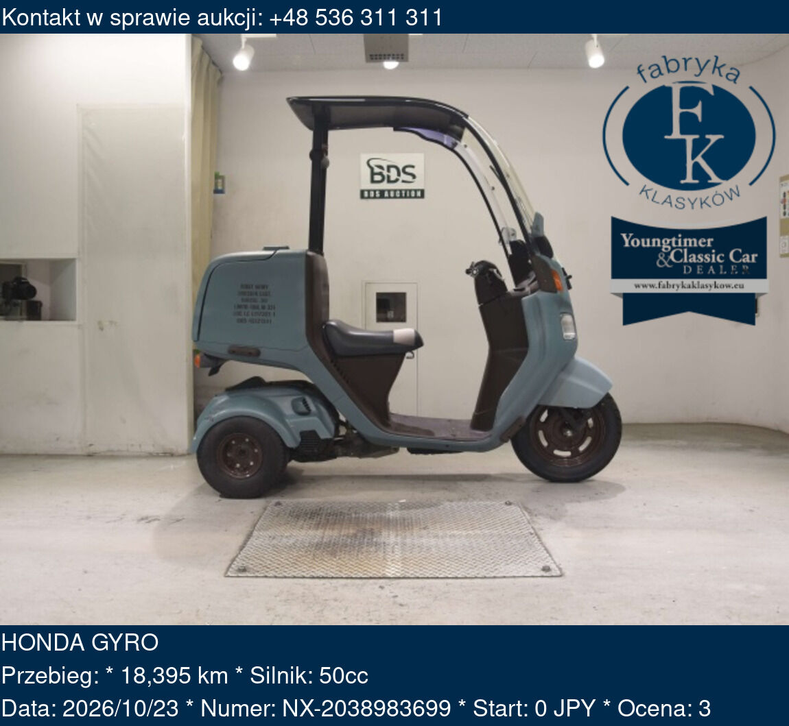 HONDA GYRO - zdjęcie 2