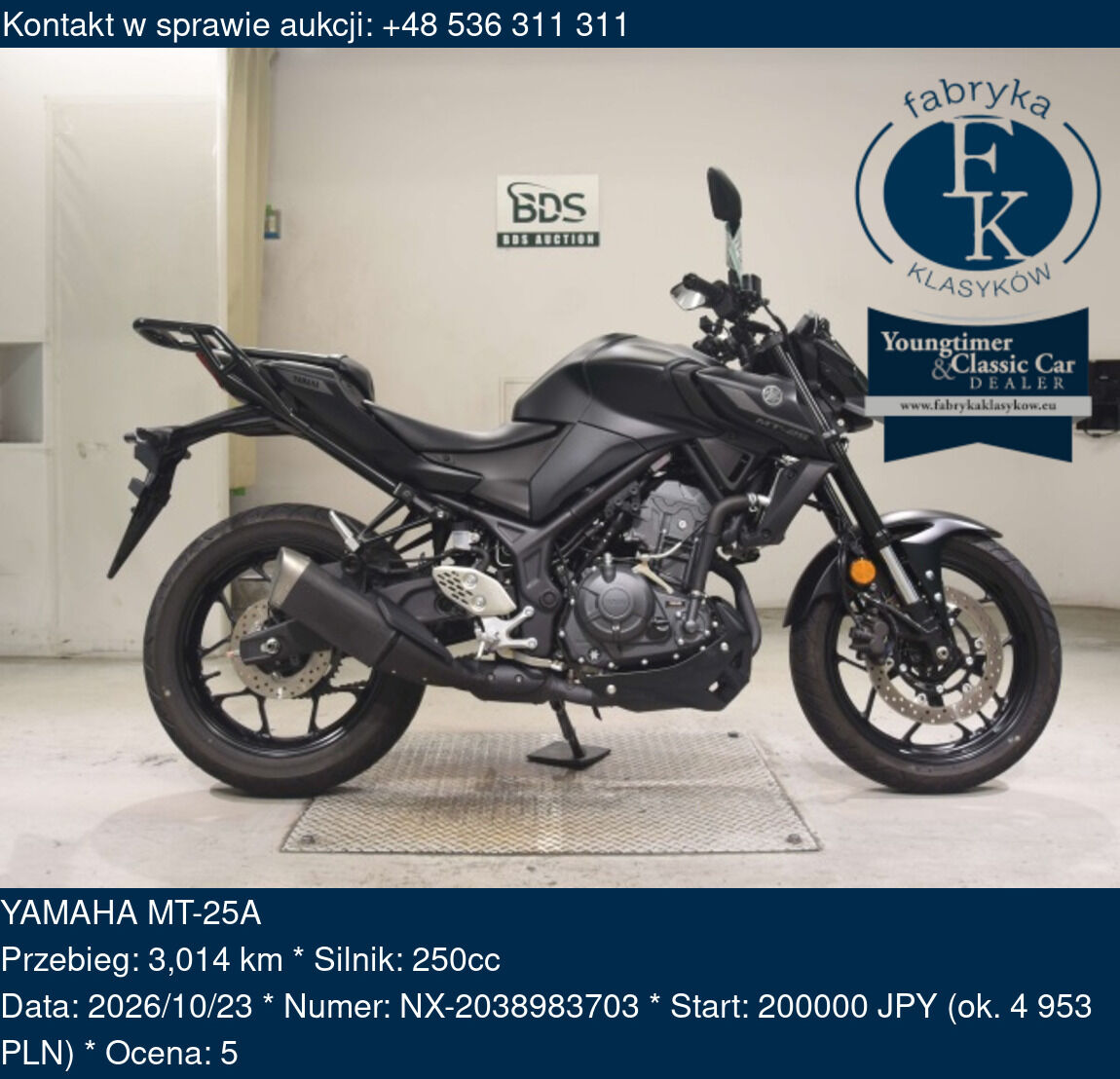 YAMAHA MT-25A  - zdjęcie 2