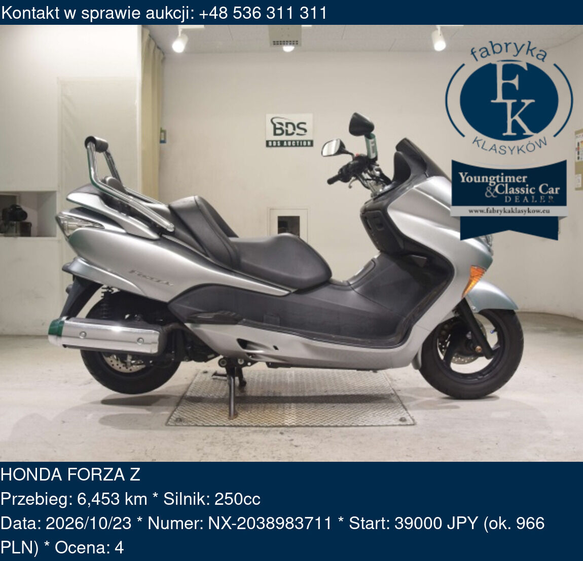 HONDA FORZA Z  - zdjęcie 2