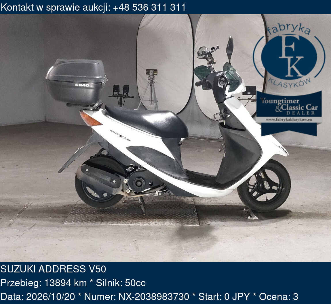 SUZUKI ADDRESS V50  - zdjęcie 2