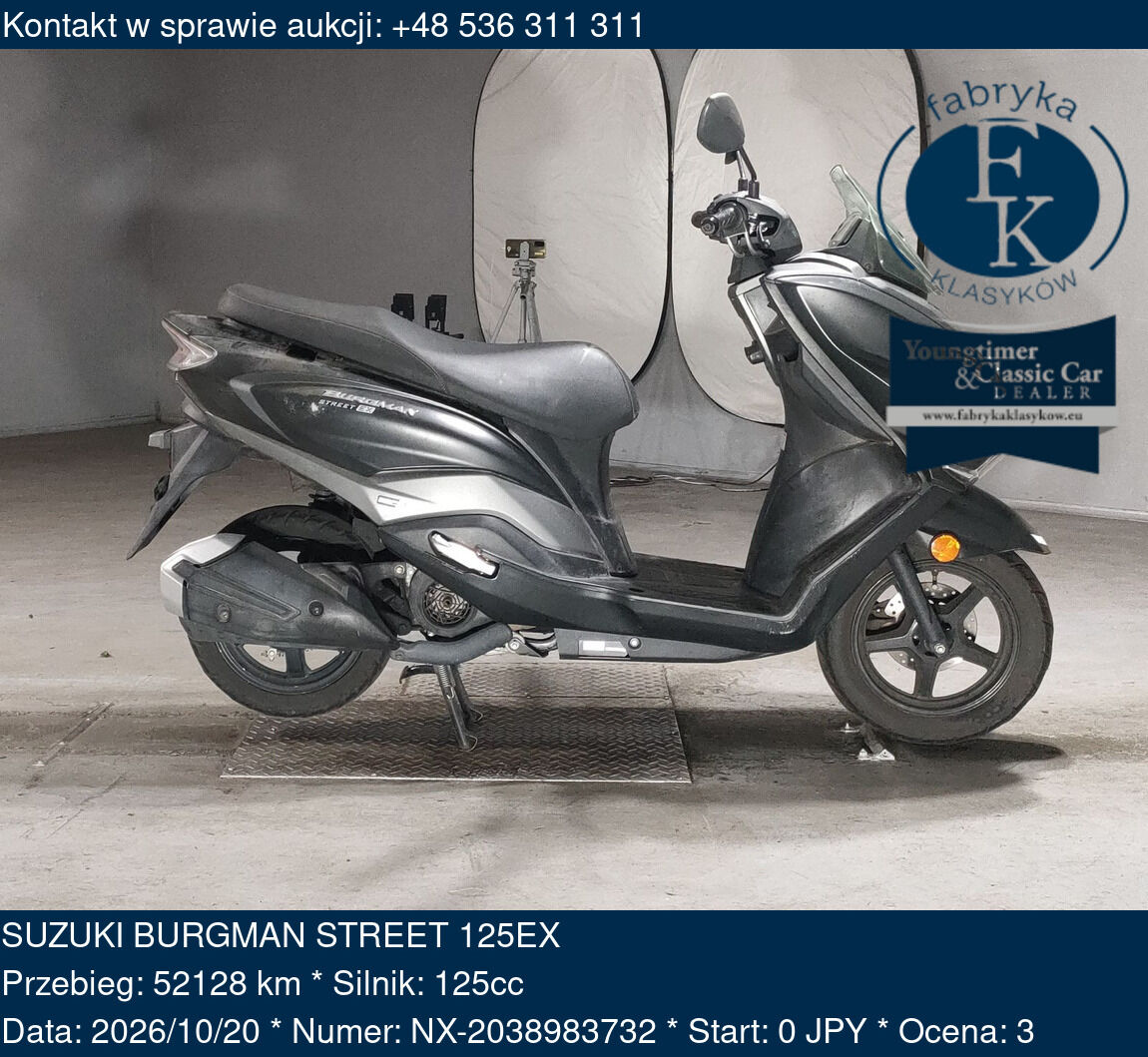 SUZUKI BURGMAN STREET 125EX  - zdjęcie 2