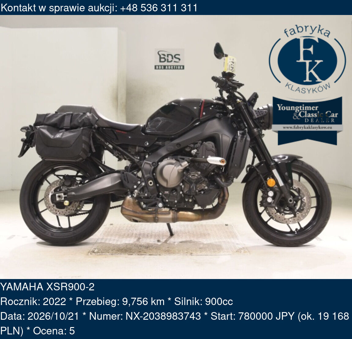 YAMAHA XSR900-2 2022 - zdjęcie 2