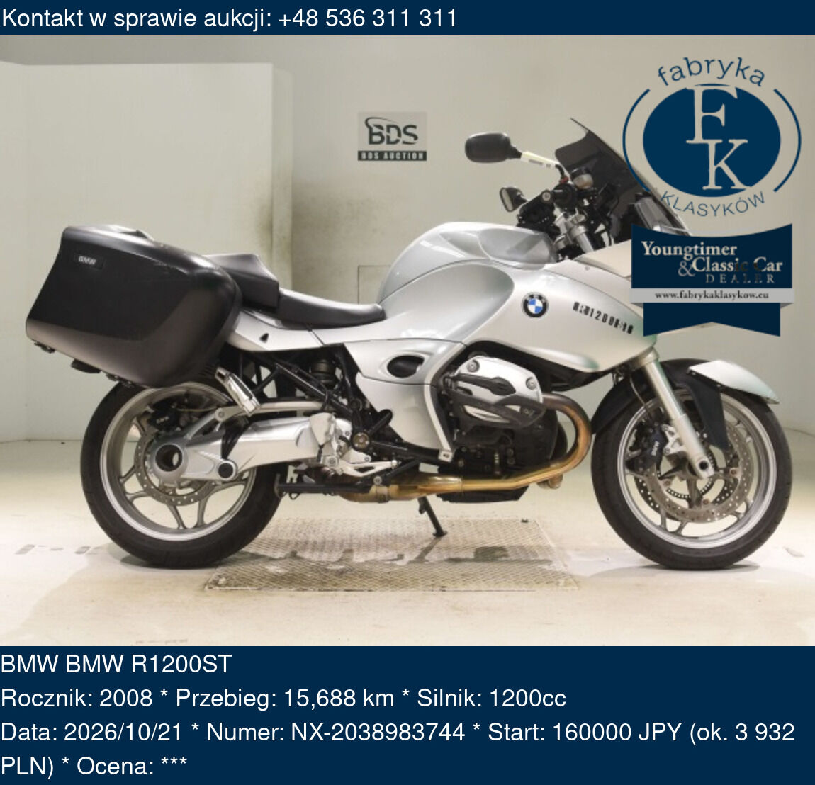 BMW BMW R1200ST 2008 - zdjęcie 2