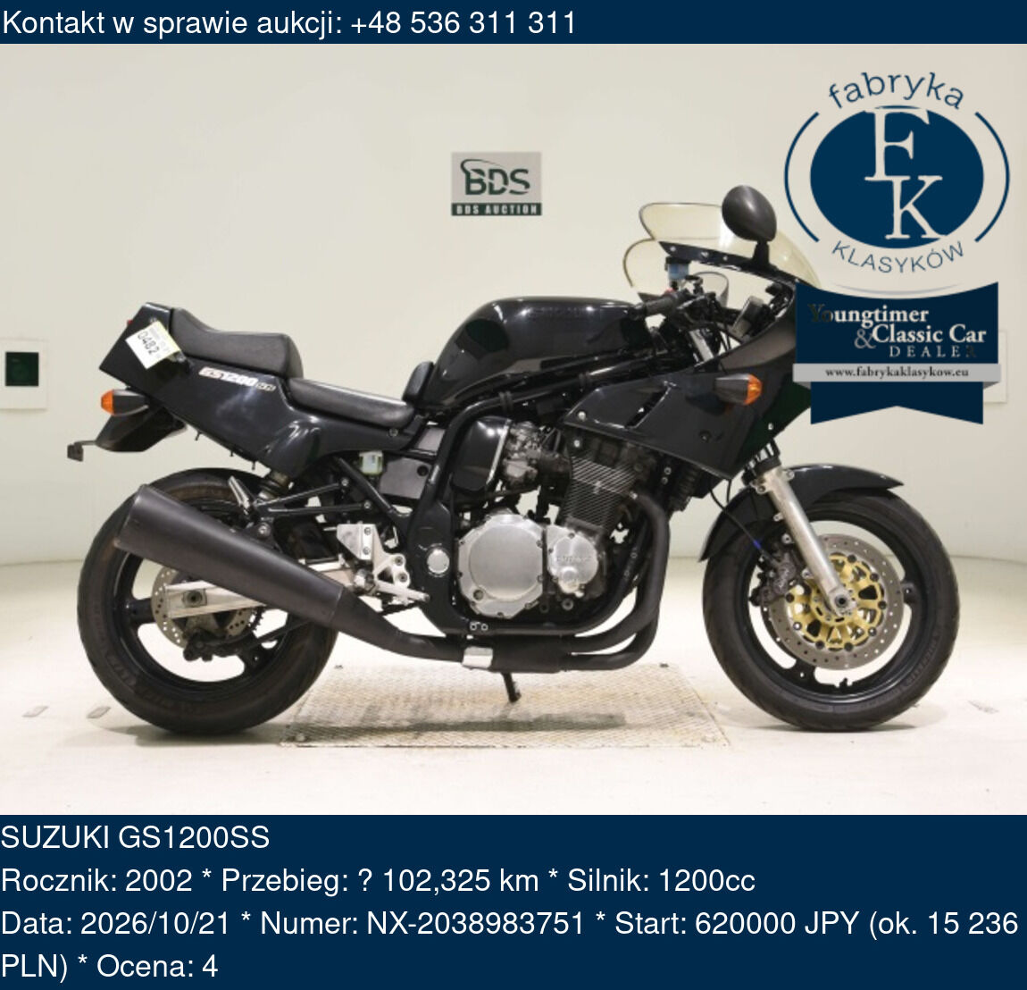 SUZUKI GS1200SS 2002 - zdjęcie 2