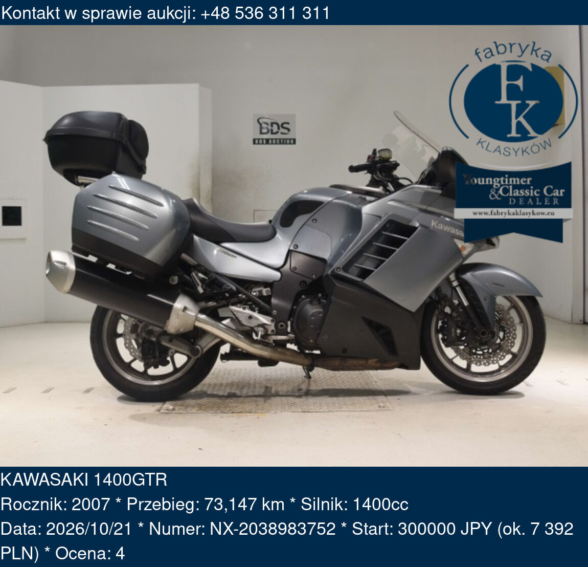 KAWASAKI 1400GTR 2007 - zdjęcie 2