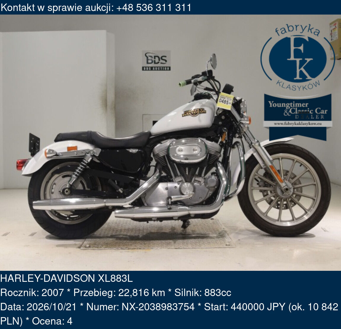 HARLEY-DAVIDSON XL883L 2007 - zdjęcie 2