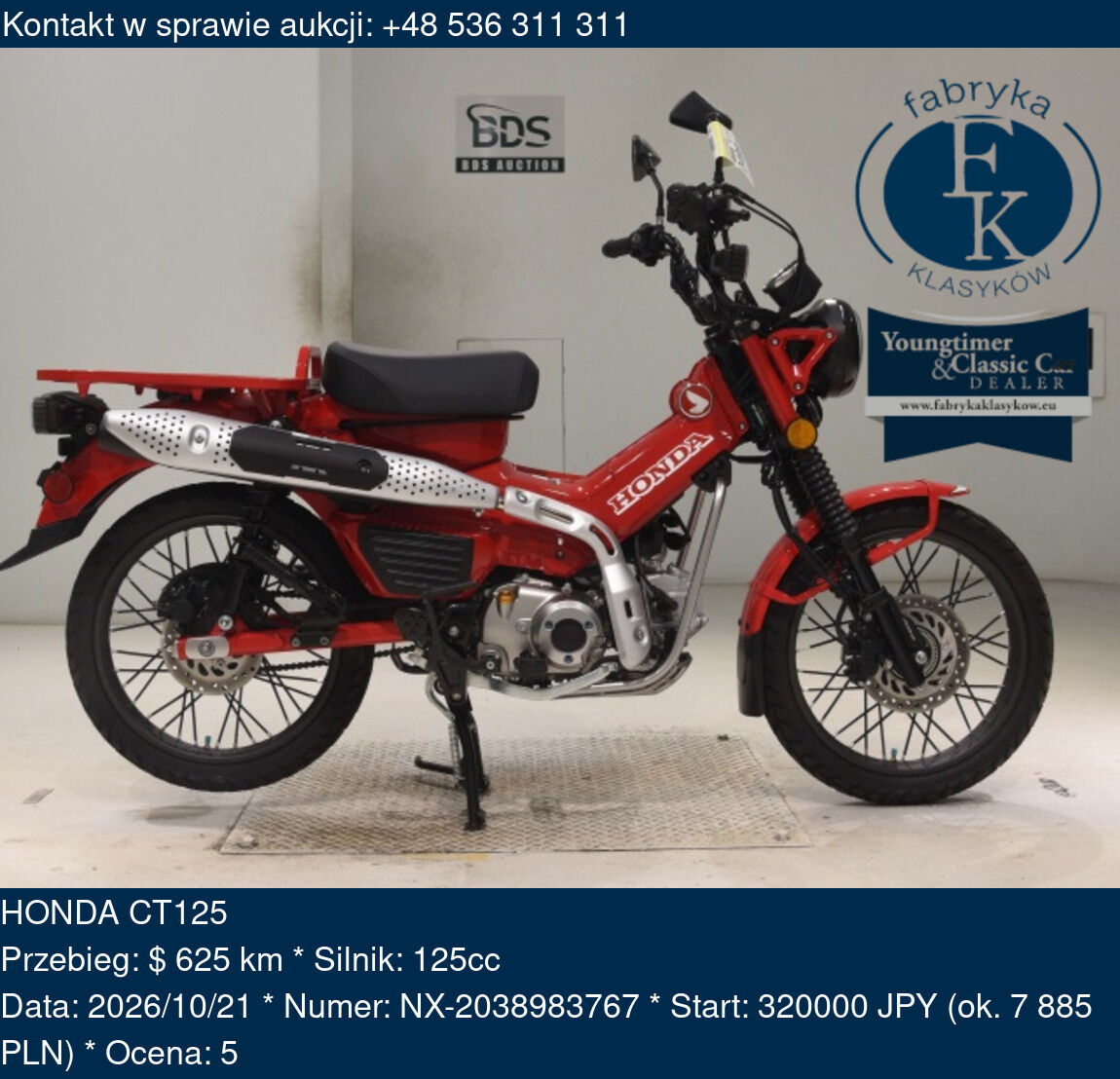 HONDA CT125 - zdjęcie 2