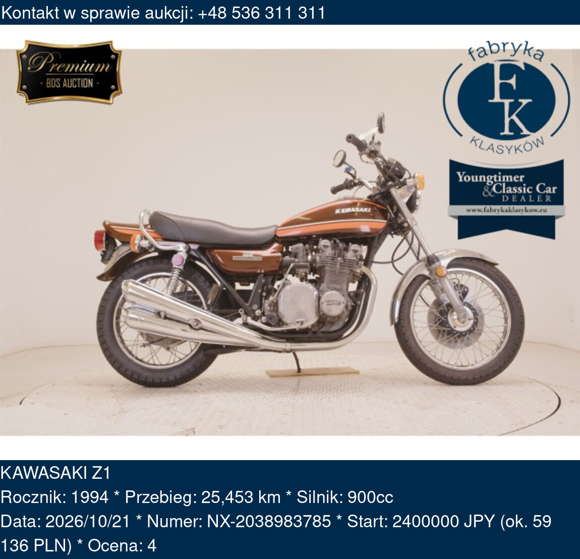 KAWASAKI Z1 1994 - zdjęcie 2