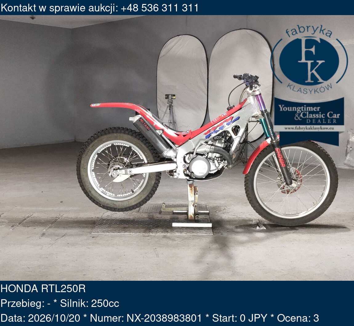 HONDA RTL250R  - zdjęcie 2