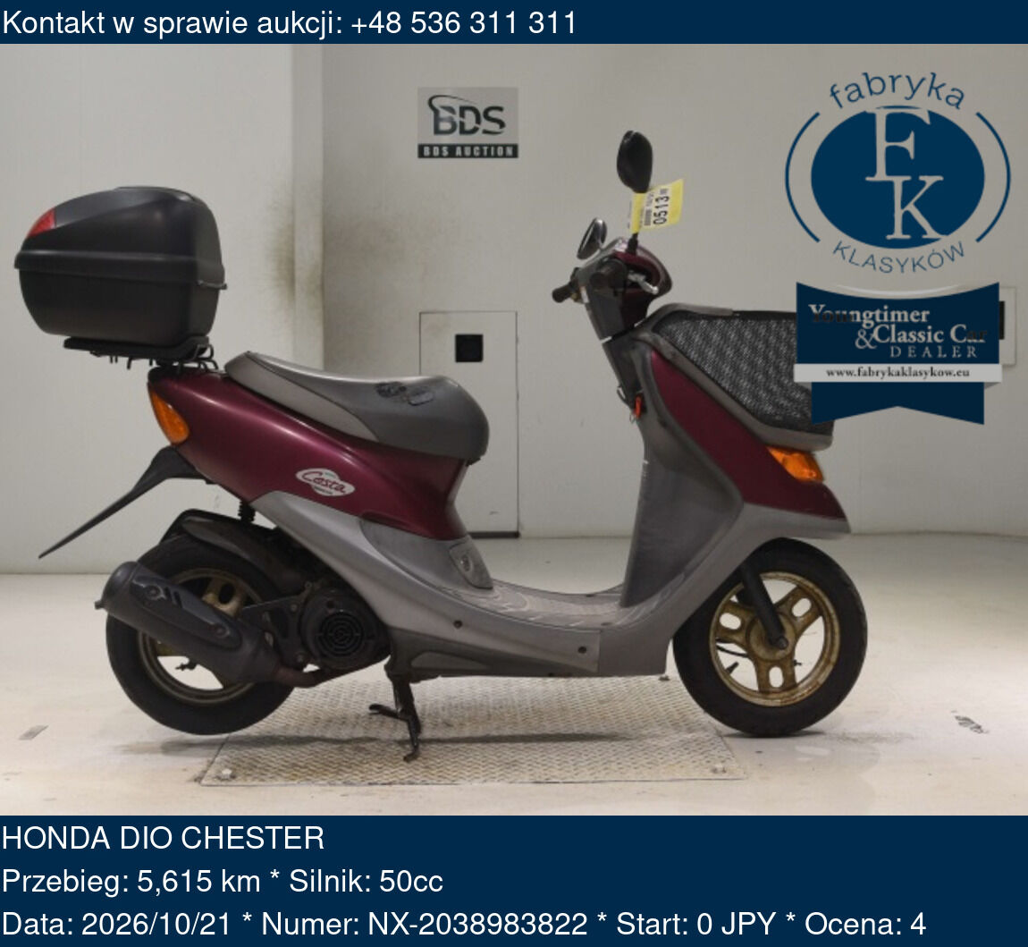 HONDA DIO CHESTER  - zdjęcie 2