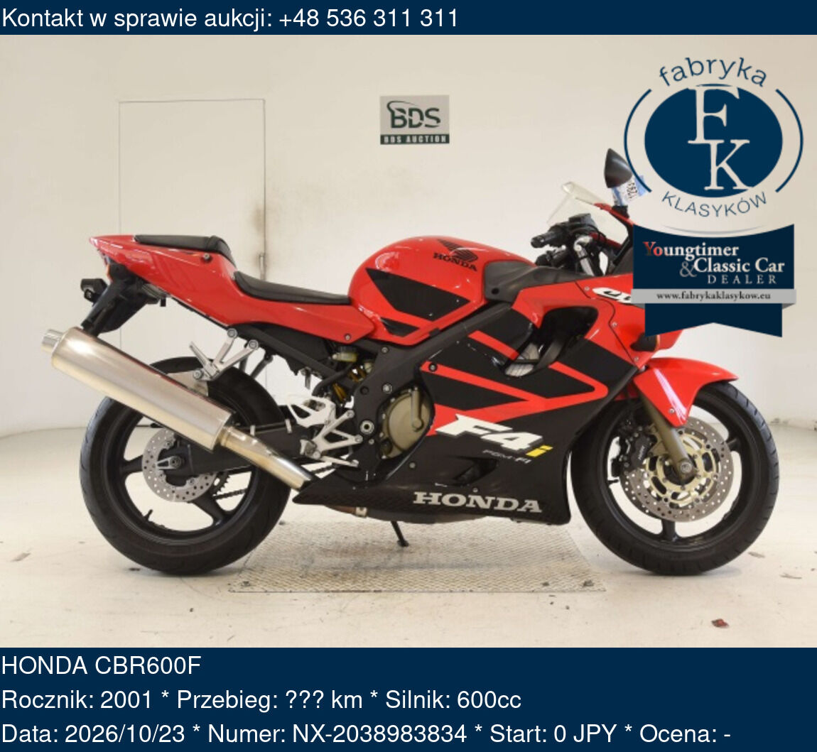 HONDA CBR600F 2001 - zdjęcie 2