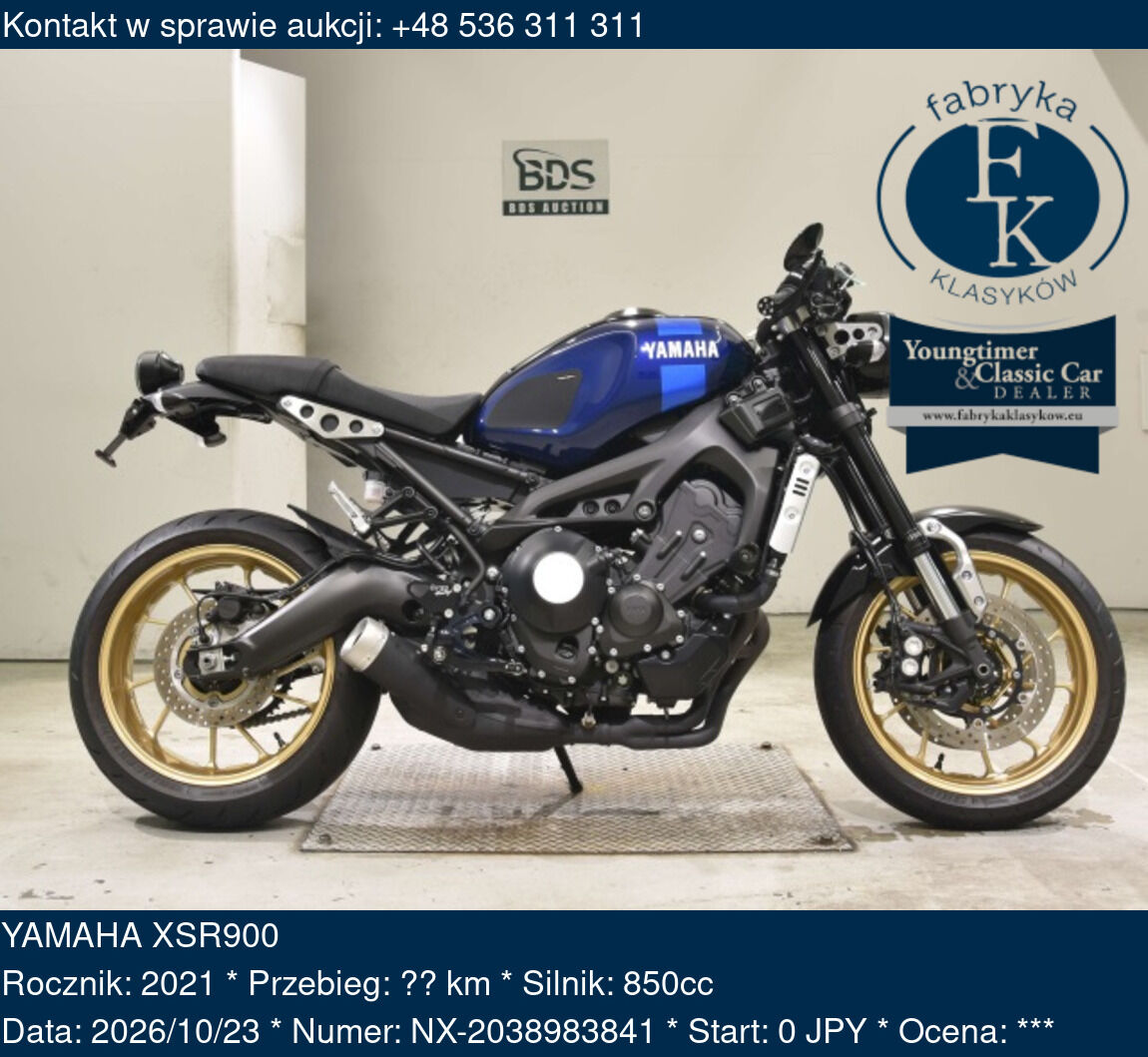 YAMAHA XSR900 2021 - zdjęcie 2